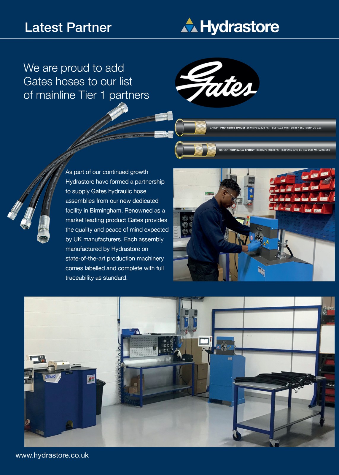Latest Partner Gates Hoses News Hydrastore Ltd