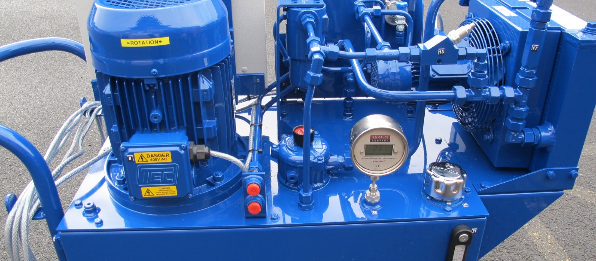 Hydraulic cylinder formula illustration 