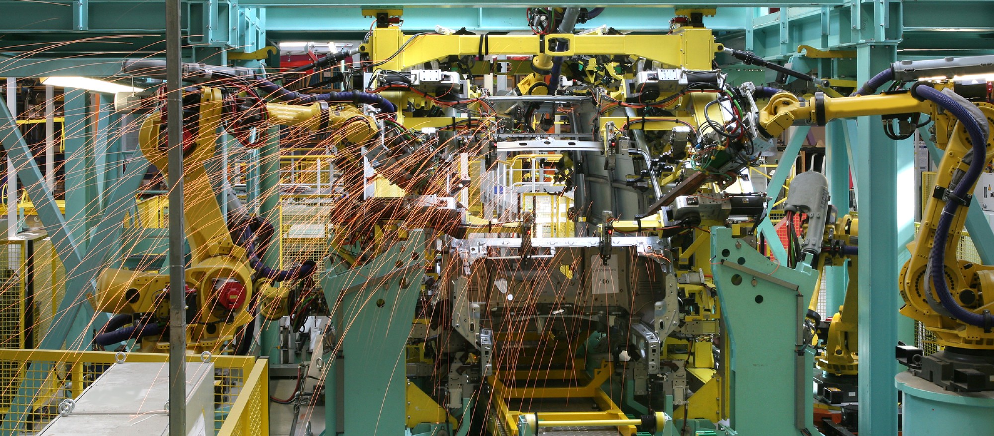 Hydraulics on a production line