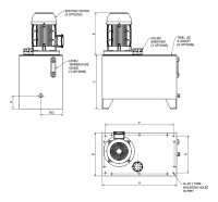 Off the shelf hydraulic power unit